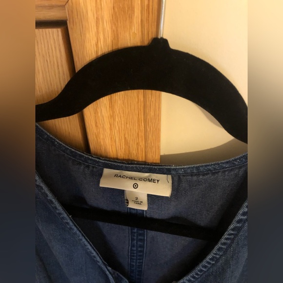 RACHEL COMEY Women's Blue Denim Overall Jumpsuit size 2 - Picture 5 of 9
